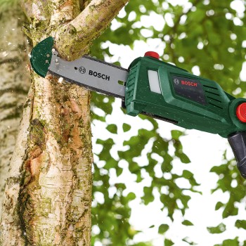Bosch Fierastrau electric telescopic cu lant pentru taiat crengi, 18 V, fara acumulator in set (solo)