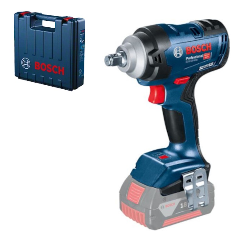 Bosch GDS 18V-400 (solo) Surubelnita cu impact brushless, Li-Ion, 400Nm, fara acumulator in set + valiza