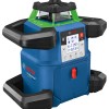 Bosch GRL 650 CHVG Nivela laser rotativa cu laser VERDE (650 m) + Receptor si telecomanda + BT 170 Trepied + GR 500 Rigla