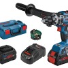 Bosch GSR 18V-150 C Masina de gaurit si insurubat brushless cu 2 acumulatori Li-Ion, 8 Ah, 150 Nm + L-BOXX