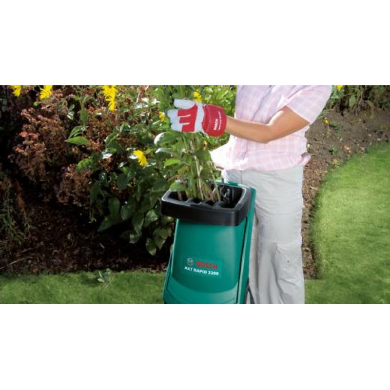 Bosch AXT Rapid 2200 Tocator de resturi vegetale rapid, 2200 W,  Ø 40 mm, 90 kg/h