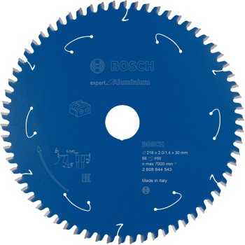 Bosch Panza ferastrau circular cu acumulator Expert for Aluminium B, 216x30x2mm, 66T