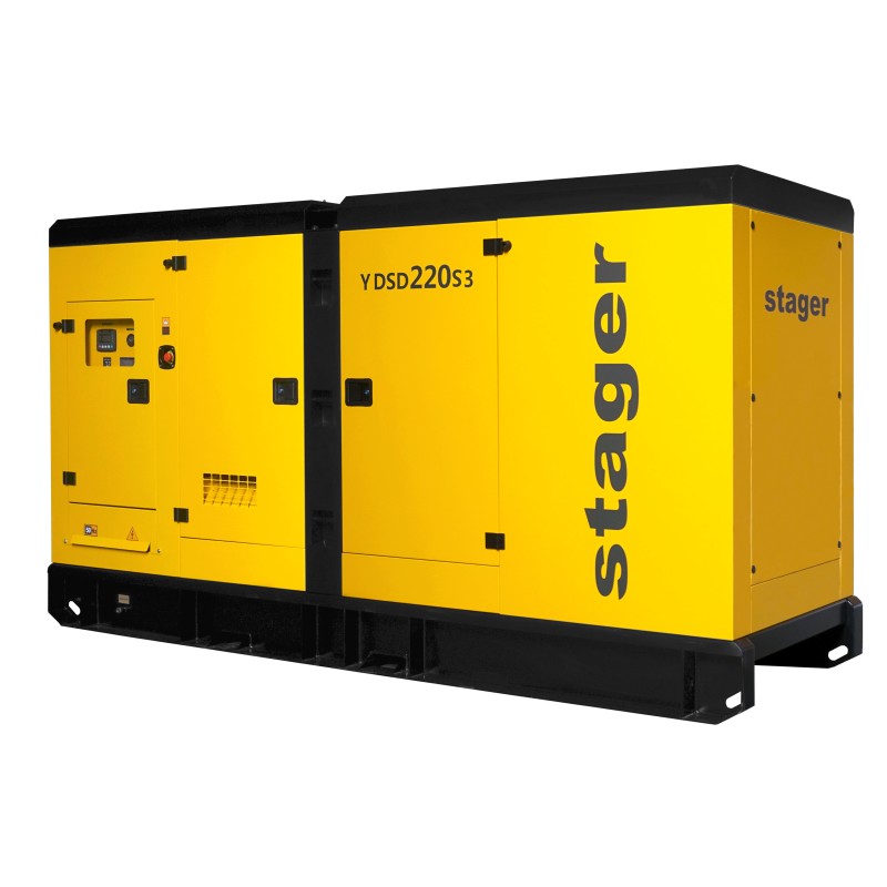 Stager YDSD220S3 Generator insonorizat 220kVA, 289A, 1500rpm, trifazat, diesel