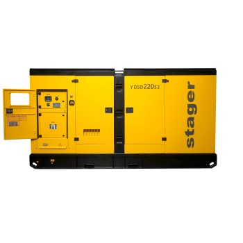 Stager YDSD220S3 Generator insonorizat 220kVA, 289A, 1500rpm, trifazat, diesel