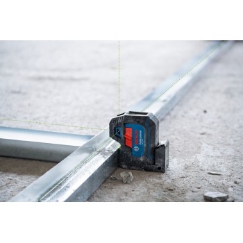 Bosch GPL 5 G Nivela cu 5 puncte cu laser verde, 30 m