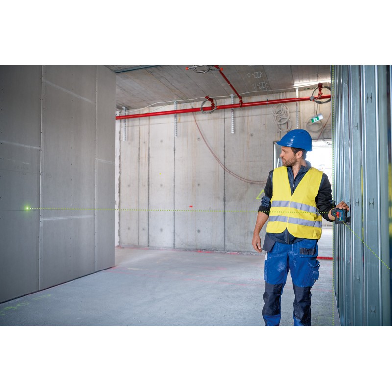 Bosch GPL 5 G Nivela cu 5 puncte cu laser verde, 30 m