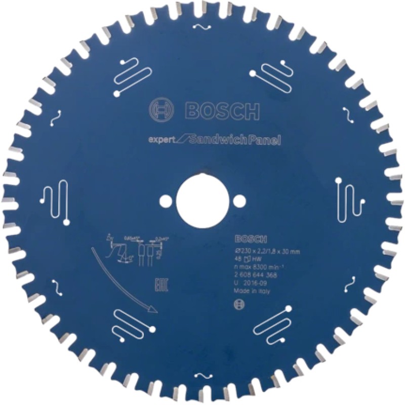 Bosch Panza ferastrau circular Expert for Sandwich Panel, 230x30x2.2mm, 48T