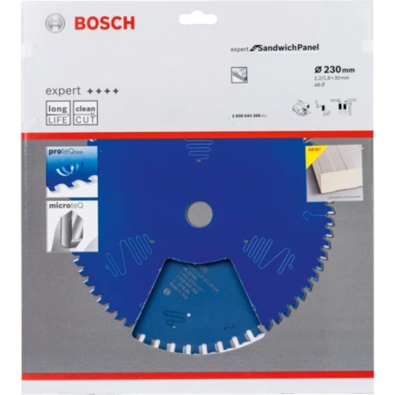 Bosch Panza ferastrau circular Expert for Sandwich Panel, 230x30x2.2mm, 48T