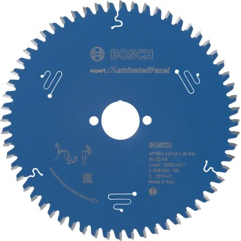 Bosch Panza ferastrau circular Expert for Laminated Panel, 190x30x2.6mm, 60T
