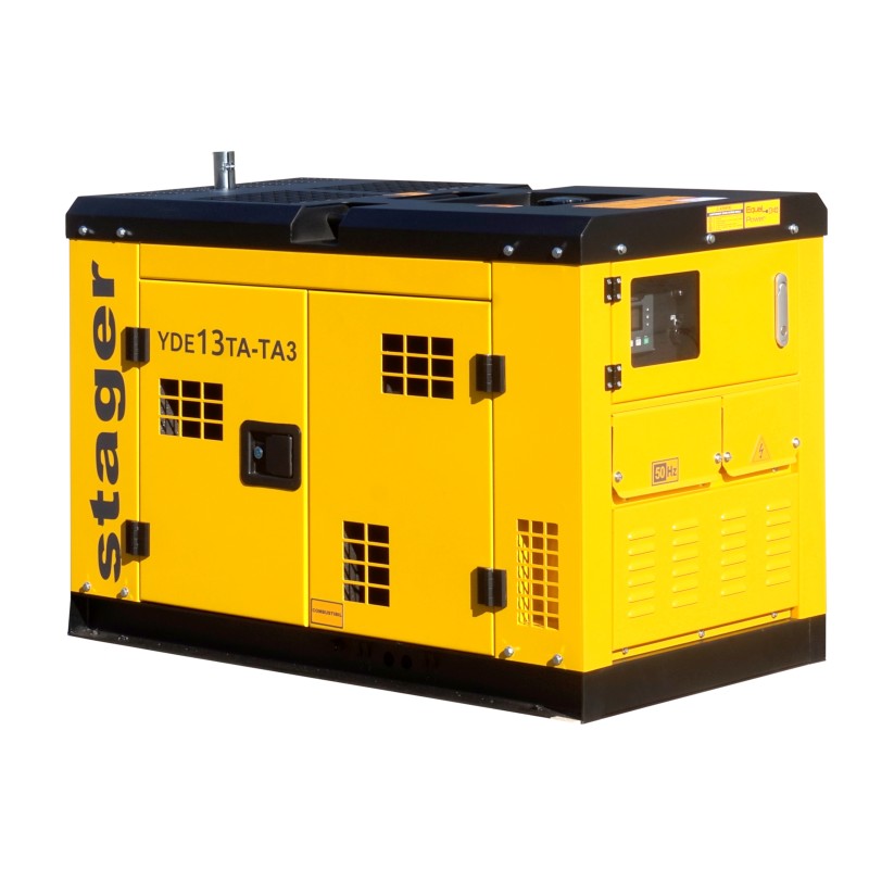 Stager YDE13TA-TA3 Generator insonorizat 11kVA, 3000rpm, dual, diesel, pornire electrica