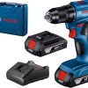 Bosch GSR 185-LI Masina de gaurit si insurubat 50Nm+ 2 acumulatori Li-Ion 18V, 2Ah + incarcator + Valiza profesionala