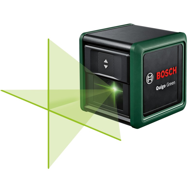 Bosch Quigo Green Gen2 Nivela laser cu linii, 540nm, 12m, MM2