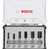 Bosch Set 6 freze HM tija 6mm