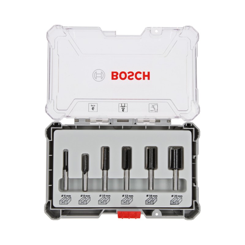 Bosch Set 6 freze HM tija 6mm