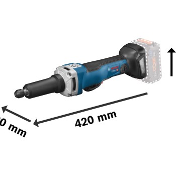 Bosch GGS 18V-23 PLC (solo) Polizor drept Li-Ion, 18V, fara acumulator in set + L-Boxx