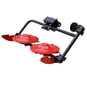 ProGARDEN Cositoare frontala rotativa cu doua discuri pentru minitractoare Campo T12