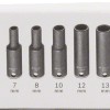 Bosch Set 9 chei tubulare 3/8" adanci 7, 8, 10, 12, 13, 15, 16, 17, 19mm