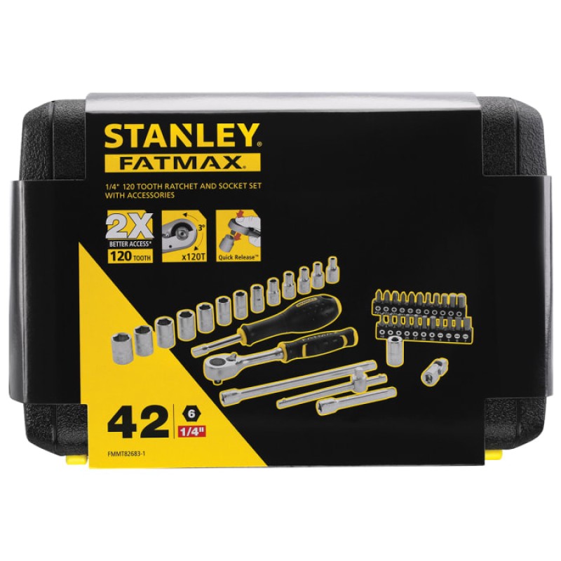 Stanley FMMT82683-1 Set tubulare FM 1/4" - 42 piese