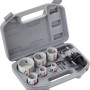 Bosch Set 9 accesorii, 6 carote BiMetal cu D20-68mm, 2 adaptoare hexagonale, 1 cheie hexagonală