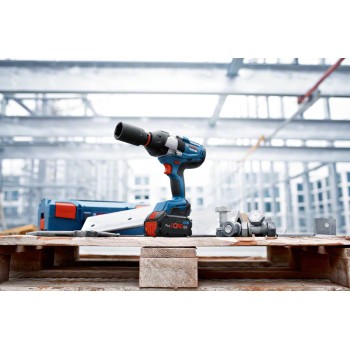 Bosch GDS 18V-1050 H Surubelnita cu impact cu 2 acumulatori Li-Ion, 18V, 8Ah, 1050Nm, prindere 3/4" + L-BOXX