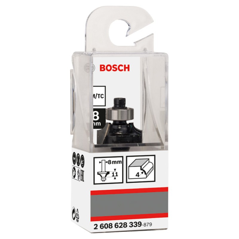 Bosch Freza de rotunjit Standard for Wood, 8x20.7x53mm, R4 HM