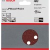 Bosch Set 5 foi abrazive Expert for Wood and Paint C430, 125mm, G40, 8 gauri