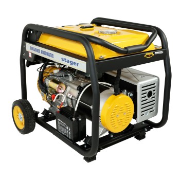 Stager FD 6500ER Automatic Generator open-frame 5.5kW, monofazat, benzina, pornire electrica, autonomie pana la 30h