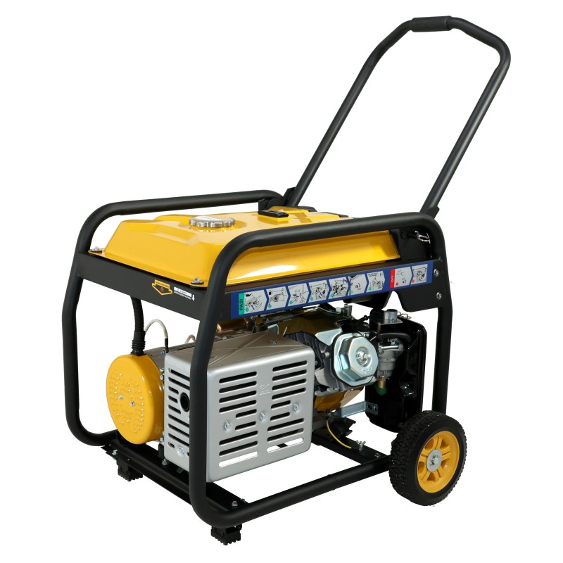 Stager FD 6500ER Automatic Generator open-frame 5.5kW, monofazat, benzina, pornire electrica, autonomie pana la 30h