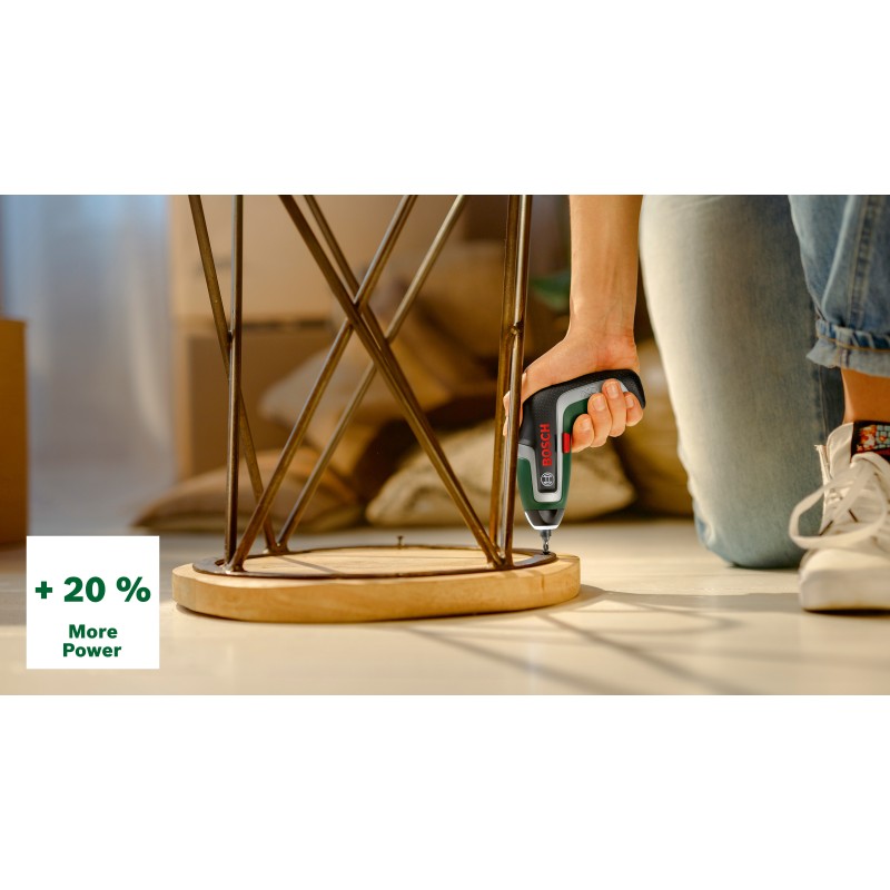 Bosch IXO 7 Surubelnita electrica USB, 3.6V, 2Ah + caseta + 10biti + suport