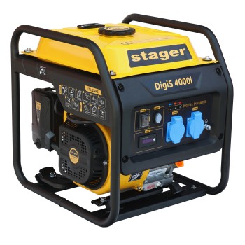 Stager DigiS 4000i Generator digital invertor open-frame 4kW, monofazat, benzina, autonomie pana la 13h