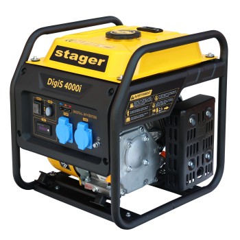 Stager DigiS 4000i Generator digital invertor open-frame 4kW, monofazat, benzina, autonomie pana la 13h