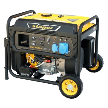 Stager DigiS 9500iea Generator digital invertor open-frame 9.5kW, monofazat, benzina, optional automatizare, autonomie pana la 16h