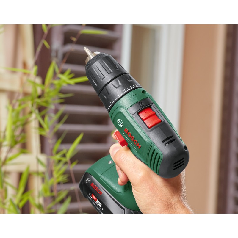 Bosch EasyDrill 18V-40 Masina de gaurit si insurubat cu acumulator 2 trepte de putere, 18V, 2Ah