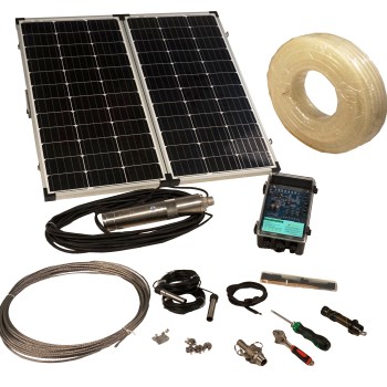 Progarden 3TSS0.76-55-24/120 Pompa submersibila 3/4", solar, 120W/24V, MPPT, PFV 2x80W, 55m, 0.76mch, apa curata