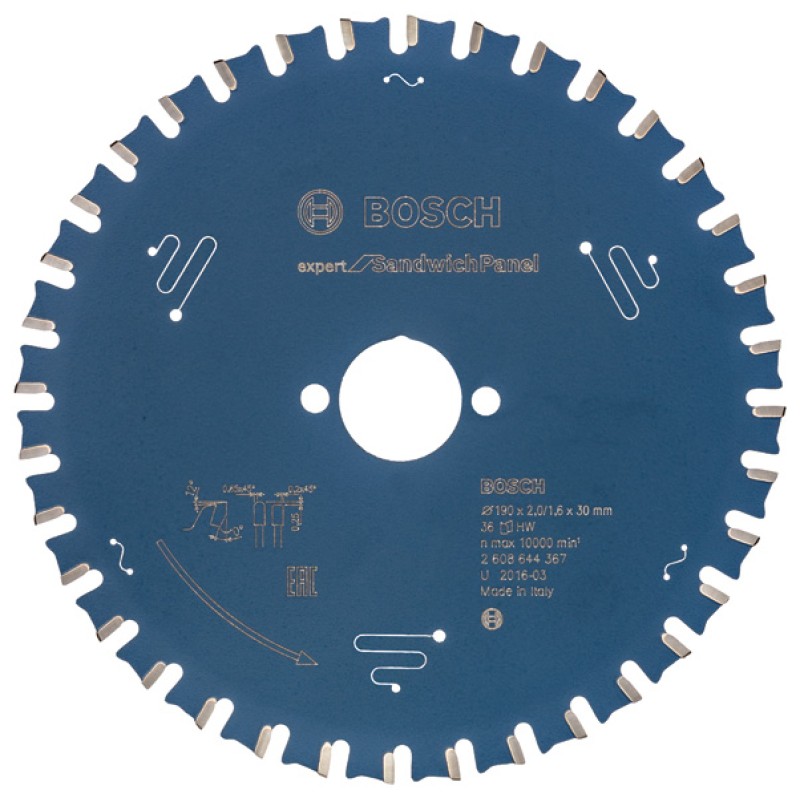 Bosch Panza ferastrau circular Expert for Sandwich Panel, 2x30x190mm, 36T