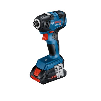 Bosch GDR 18V-200 Surubelnita cu impact brushless, 2 acumulatori CoolPack Li-Ion, 4Ah, 200Nm + L-CASE