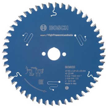 Bosch Panza ferastrau circular High Pressure Laminate, 2.6x20x165mm, 48T