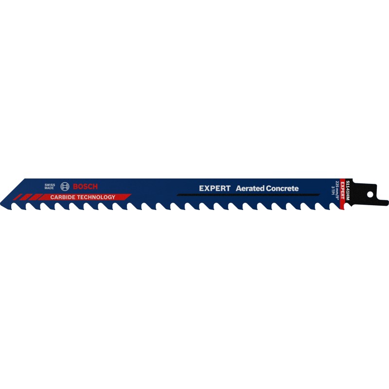 Bosch Pânză ferăstrău Aerated Concrete Expert S 1141 HM, 225mm, 3TPI