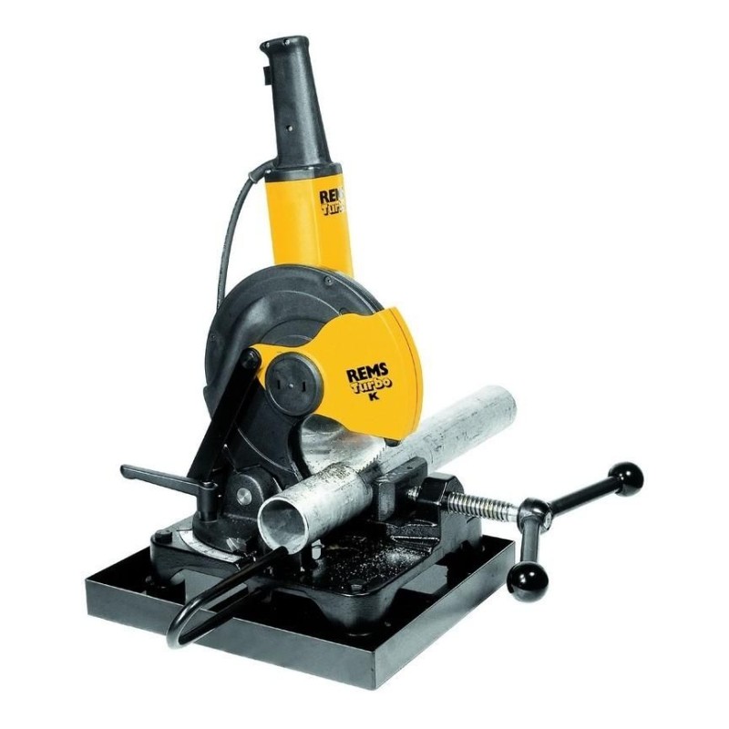 REMS Turbo K SuperPack Fierastrau circular 1200W, 230V + disc taiere metal 225mm + suport tăiere 849X02