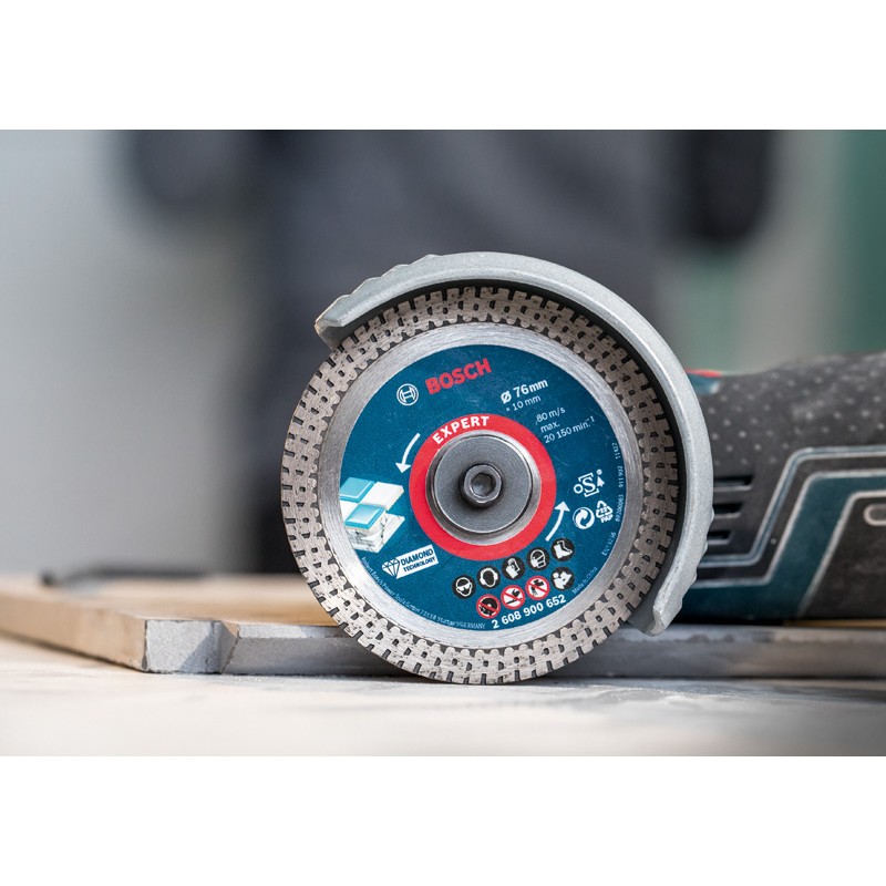 Bosch Disc diamantat Expert HardCeramic, 1.5x10x76mm