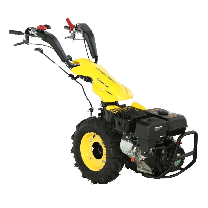 ProGARDEN Campo U16 motocultor multifunctional 14CP, benzina, EU V, pornire la sfoara, 3+2 viteze, reductor