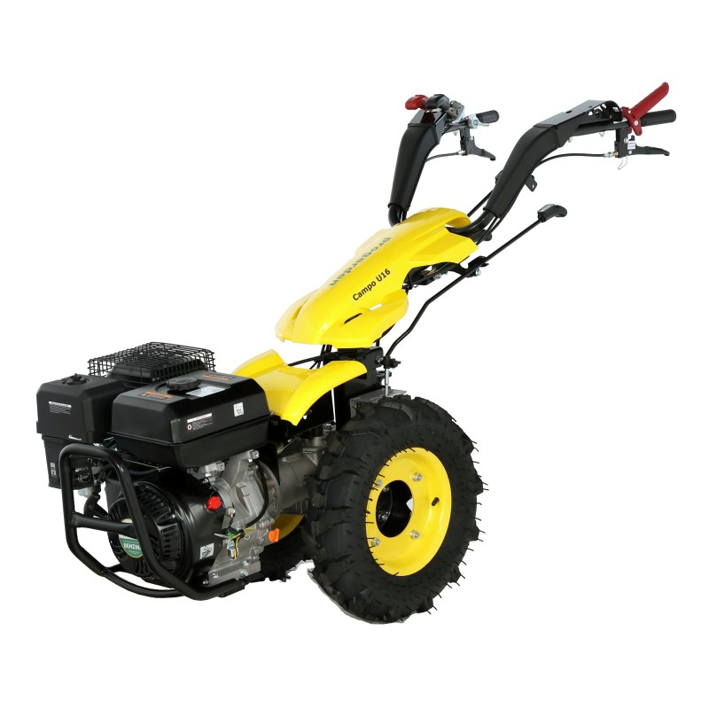 ProGARDEN Campo U16 motocultor multifunctional 14CP, benzina, EU V, pornire la sfoara, 3+2 viteze, reductor