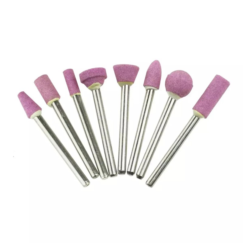 Dedra Set 8 pietre slefuit de precizie 3.2mm