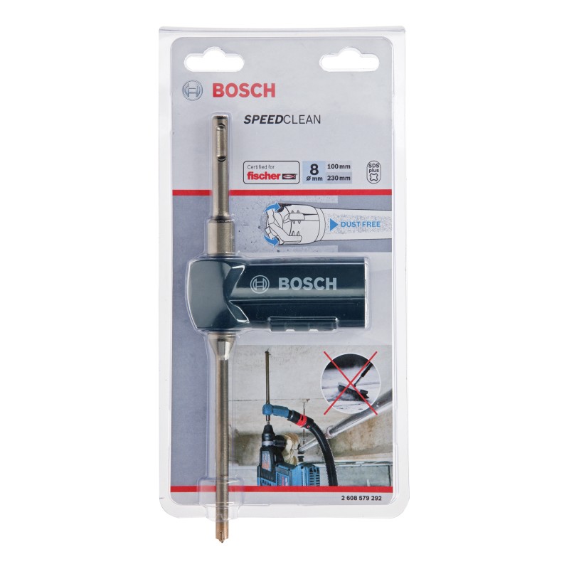 Bosch Burghiu cu aspirare SpeedClean SDS-Plus 9, 8x100x230mm