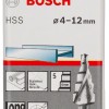 Bosch Burghiu in 5 trepte HSS 4-12mm, 4x6x50mm
