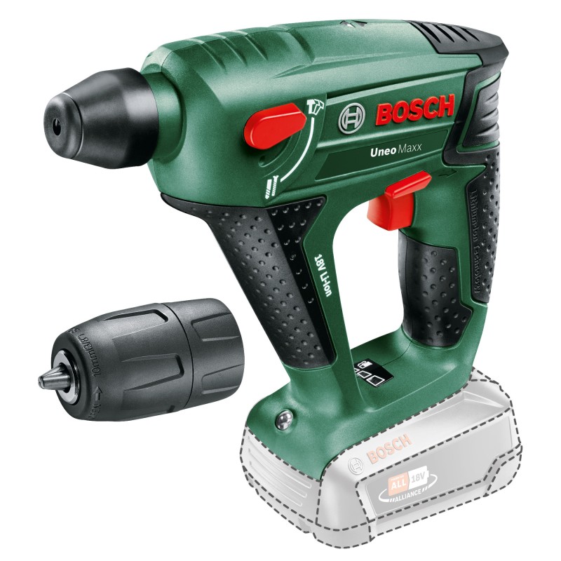 Bosch UNEO Maxx 18 Li (solo) Ciocan rotopercutor 18V, fara acumulator in set