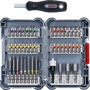 Bosch Set 45 piese Extra Hard mixt cu chei tubulare