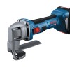 Bosch GSC 18V-16 E Foarfeca pentru tabla + 2 acumulatori ProCore Li-Ion 18V + incarcator 4Ah + L-Boxx