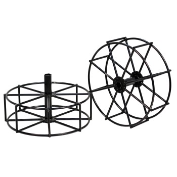 ProGARDEN Set roti metalice 500x170, manicot cu flanse hex 23mm pentru motocultor Campo