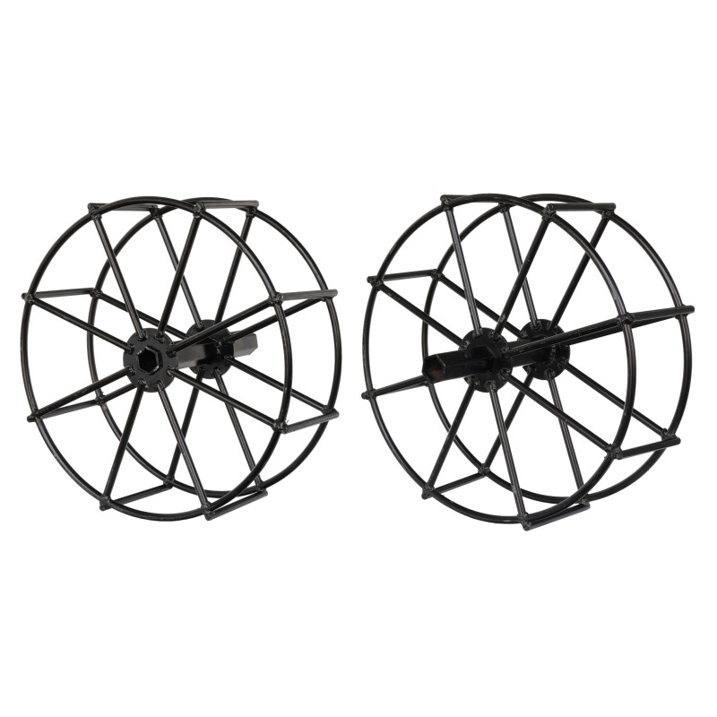 ProGARDEN Set roti metalice 500x170, manicot cu flanse, hex 32mm pentru motocultor Campo